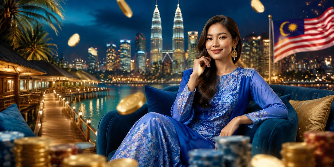 Hiburan kasino mewah berbaju kurung di Kuala Lumpur menggambarkan pengalaman poker premium