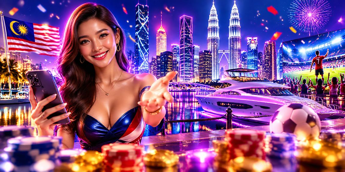 Pengguna bermain kasino di telefon di Kuala Lumpur
